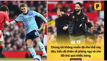 Ruben Amorim:’Chúng tôi thắng Arsenal cũng chẳng vui vẻ gì’